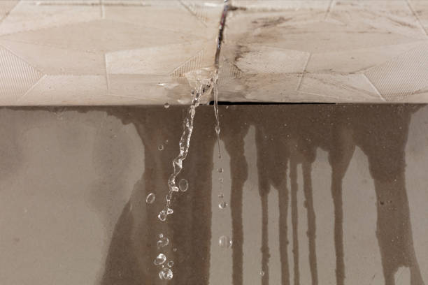 Professional Sewage Cleanup technician working in Goshen, MA